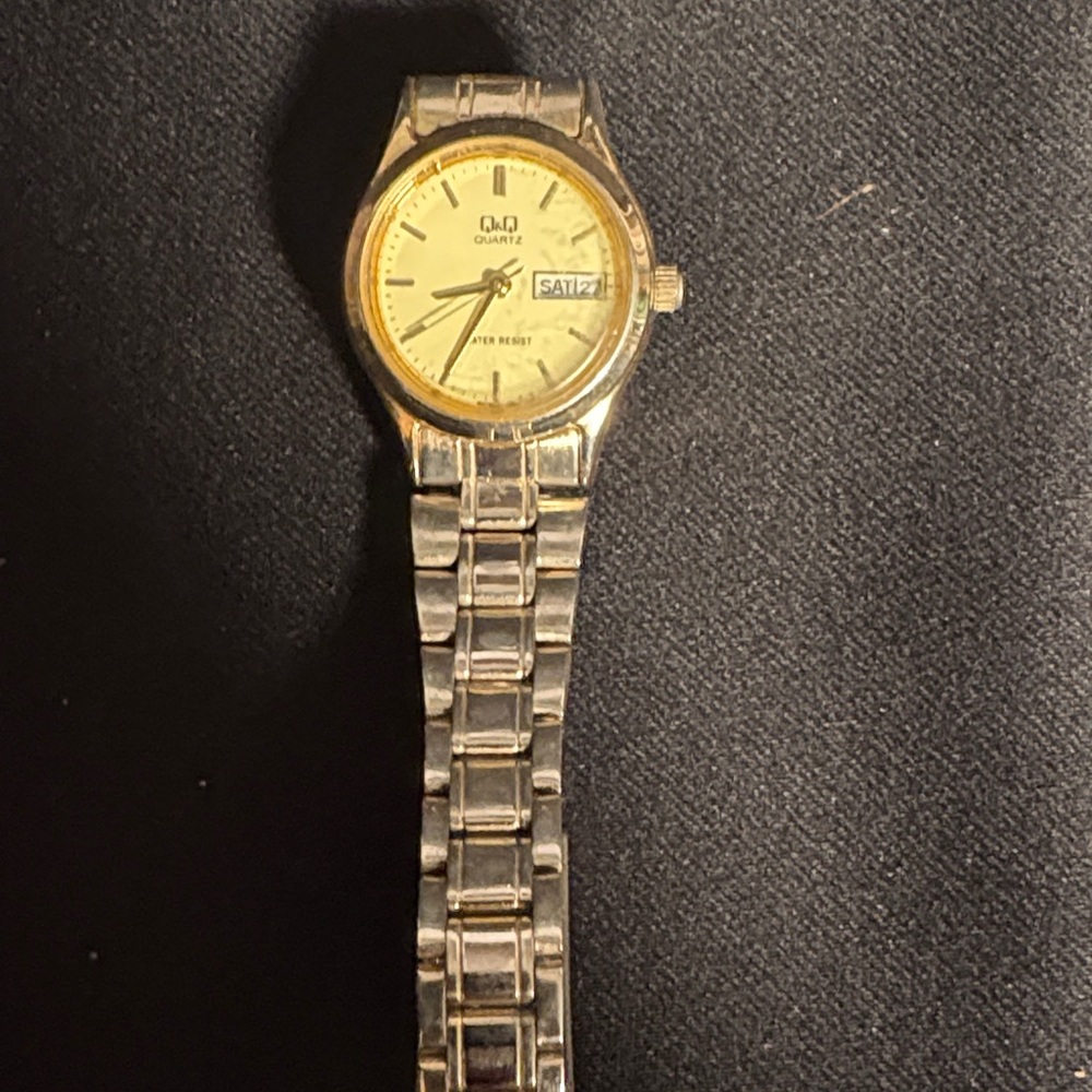 Vintage Gold and Silver day date Watch